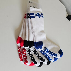 Disney Mickey Mouse Signature Youth Socks - Set of 3 Medium